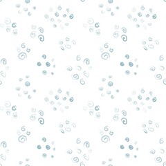 Seamless abstract geometric pattern. Chaotic digital texture. Blue,  white. Illustration. Brush strokes texture. Design for textile fabrics, wrapping paper, background, wallpaper, cover.