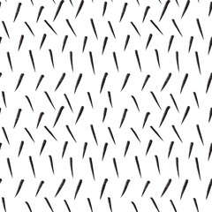 Seamless abstract textured pattern. Simple background black and white texture. Lines. Digital brush strokes background. Design for textile fabrics, wrapping paper, background, wallpaper, cover.