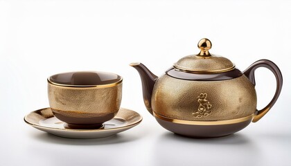 White and Gold Tea Set