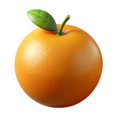 3d orange image without background