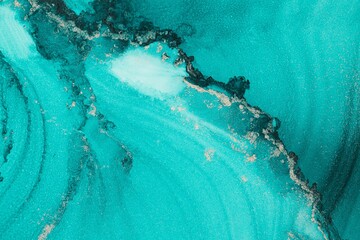 Original artwork photo of marble ink abstract art. High resolution photograph from exemplary original painting. Abstract painting was painted on HQ paper texture to create smooth marbling pattern.