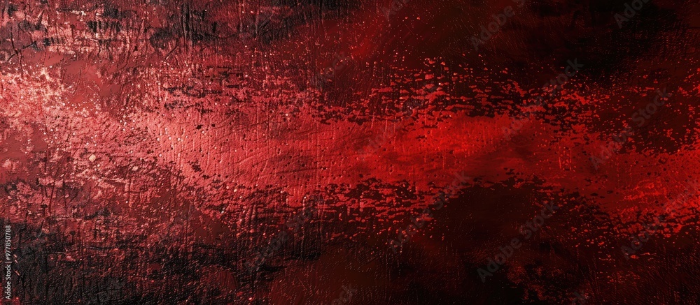 Poster red and black gradient abstract background with grainy noise texture effect. copy space image. place