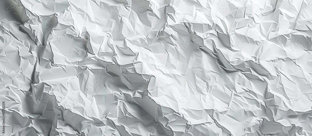 Poster textured background of wrinkled white paper. copy space image. place for adding text and design