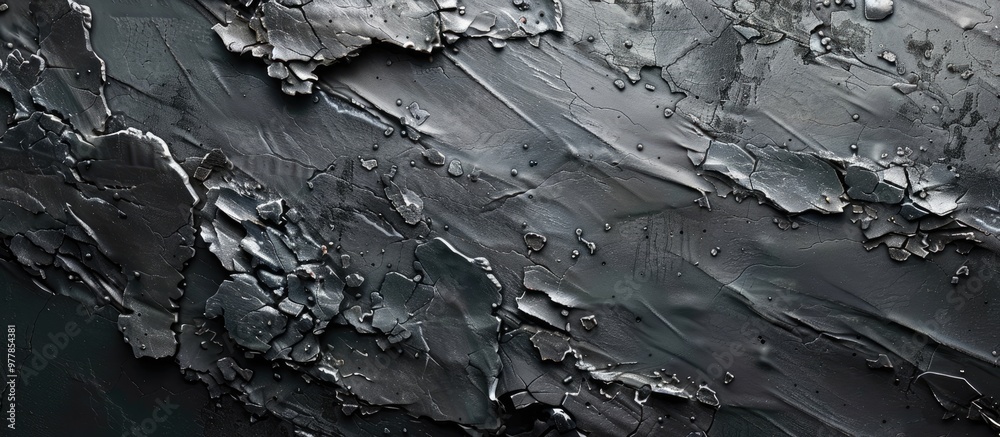 Poster damaged gray surface. copy space image. place for adding text and design