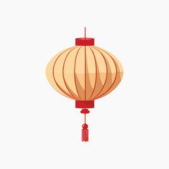 Obraz premium Traditional Chinese paper lantern illustration