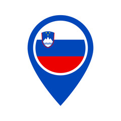 Slovenia flag location icon