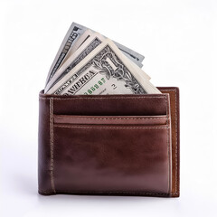 wallet isolated on white background