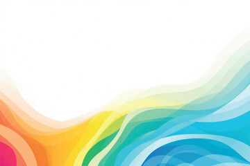 Colorful abstract wave background