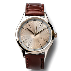 wristwatch isolated on white background