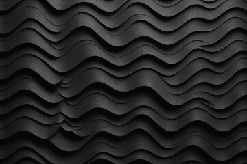seamless wavy black texture