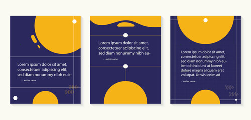 Banner social media post template designs quotes
