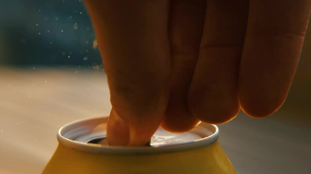 Opening Beer Can