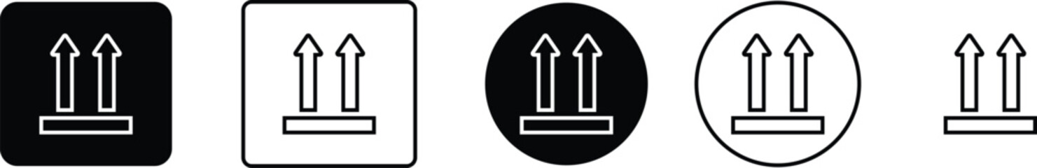 Black vector arrows collection flat and line style for web design or interface Direction symbols isolated on transparent background On way sipping tracking route Road navigation guide destination icon