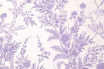 Elegant purple floral wallpaper design