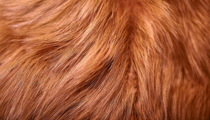 Naklejka premium Texture of golden-brown fur.