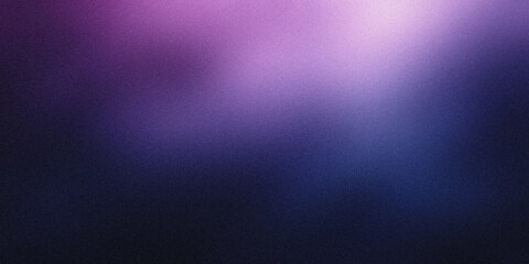 Obraz premium Blurred gradient from royal purple to deep indigo, blending into a dark slate background, noise texture effect