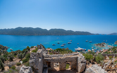 Kekova: It is a small, rocky island off Kaleköy and Üçağız, near the Demre district of Antalya province.
