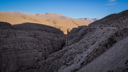 The landscape of Dades Gorges in Morocco