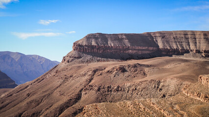 The landscape of Dades Gorges in Morocco