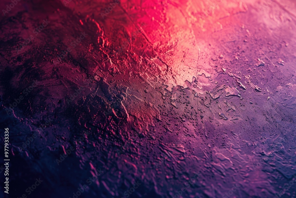 Poster a close-up shot of a bright red and blue background, ideal for use in graphic designs or as a subtle