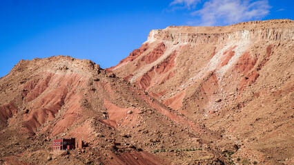 The desert landscape of Southern Morocco