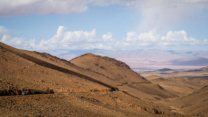 The desert landscape of Southern Morocco