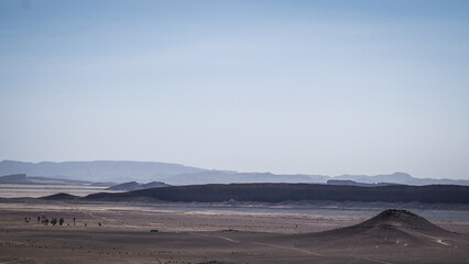 The desert landscape of Southern Morocco