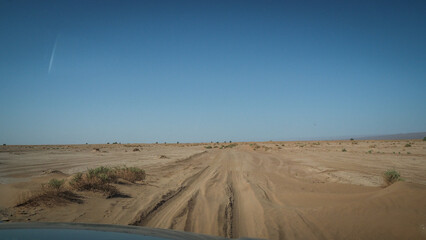 The Sahara Desert en route to Erg Chigaga in Morocco