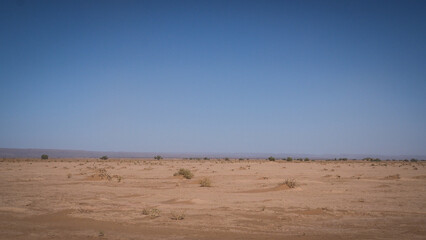 The Sahara Desert en route to Erg Chigaga in Morocco