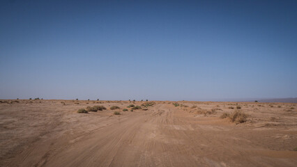 The Sahara Desert en route to Erg Chigaga in Morocco
