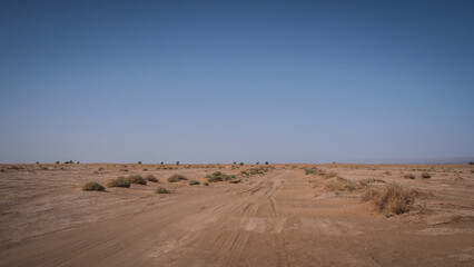 The Sahara Desert en route to Erg Chigaga in Morocco