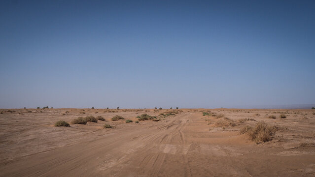 The Sahara Desert en route to Erg Chigaga in Morocco