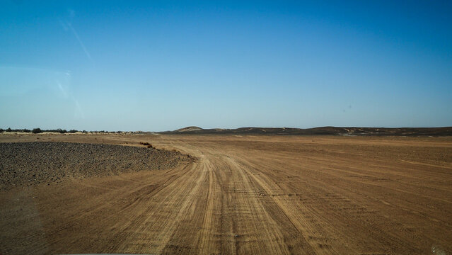 The Sahara Desert en route to Erg Chigaga in Morocco