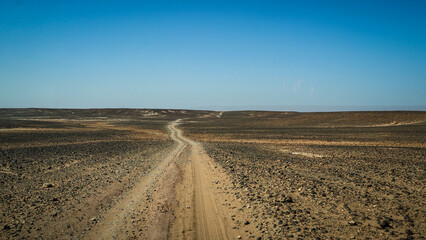 The Sahara Desert en route to Erg Chigaga in Morocco