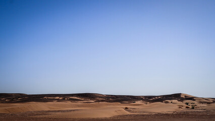 The Sahara Desert en route to Erg Chigaga in Morocco