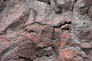 Roca roja de montaña