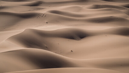 The landscape of Erg Chigaga in Morocco