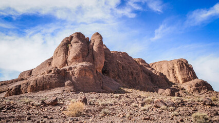 Fototapeta premium The landscape of Saghro Mountains in Morocco