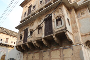 Havelî in the streets of Mandawa, India