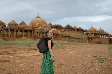 Cénotaphe Bada Bagh in Jaisalmer, India