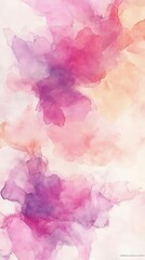 Fototapeta premium Soft watercolor textures in pastel shades create a soothing and artistic backdrop for creative use