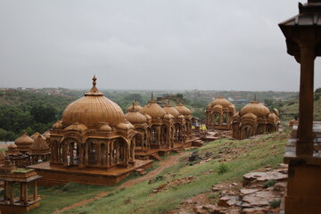 Cénotaphe Bada Bagh in Jaisalmer, India