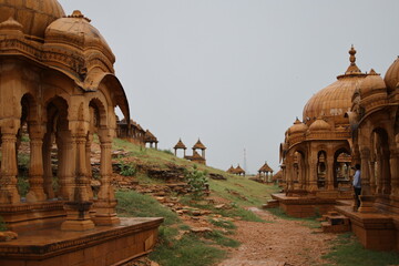 Cénotaphe Bada Bagh in Jaisalmer, India