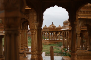Cénotaphe Bada Bagh in Jaisalmer, India