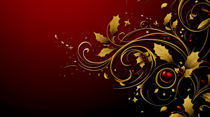 luxurious Christmas and New Year card for 2025.