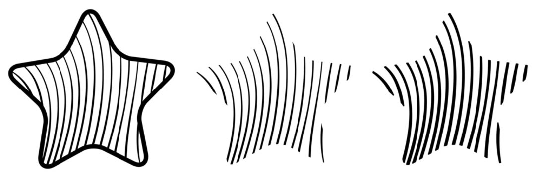 ÉTOILE AVEC LIGNES