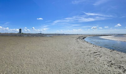 Wattenmeer in Büsum an der Nordsee