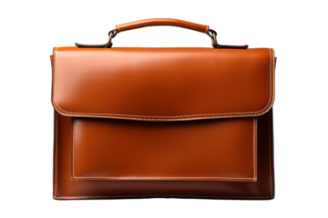 leather briefcase.