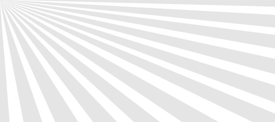 Grey and white sun rays background