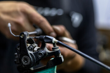 Mountain bike rear caliper